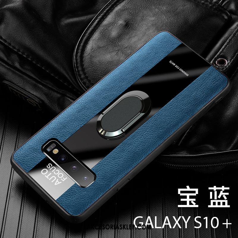 Futerał Samsung Galaxy S10+ Telefon Komórkowy Filmy Tendencja Silikonowe Niebieski Pokrowce Tanie