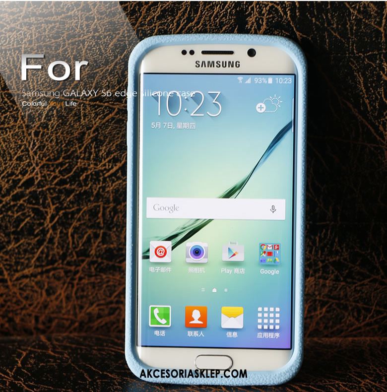 Futerał Samsung Galaxy S6 Edge Gwiazda Płótno Silikonowe Zielony Ochraniacz Etui Na Sprzedaż