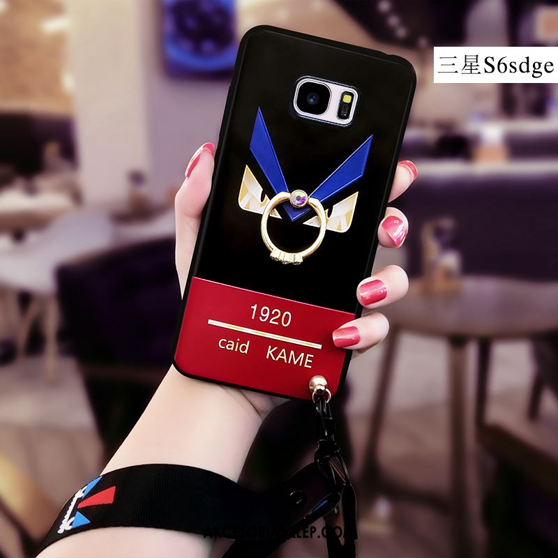Futerał Samsung Galaxy S6 Edge Klamra Telefon Komórkowy Anti-fall Silikonowe Wino Czerwone Etui Tanie