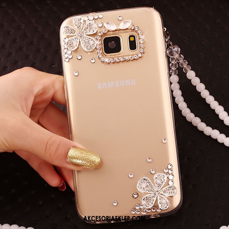 Futerał Samsung Galaxy S6 Ring Telefon Komórkowy Ochraniacz Gwiazda Rhinestone Etui Sklep
