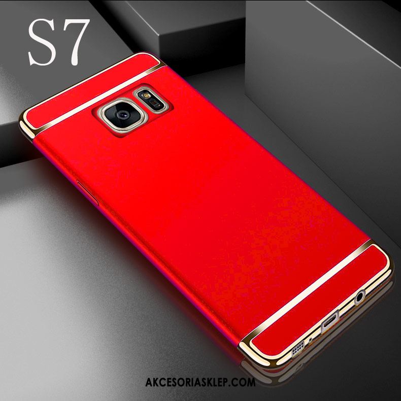 Futerał Samsung Galaxy S7 Czerwony Trudno Telefon Komórkowy Anti-fall Gwiazda Pokrowce Online
