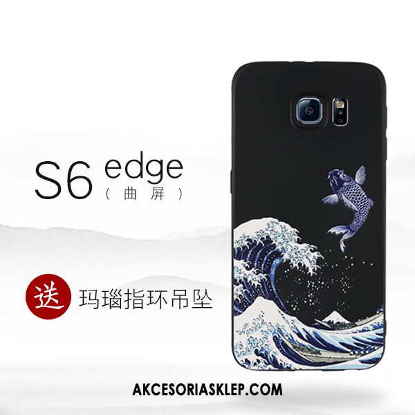 Futerał Samsung Galaxy S7 Edge Kreatywne Silikonowe Osobowość Czarny Telefon Komórkowy Obudowa Dyskont