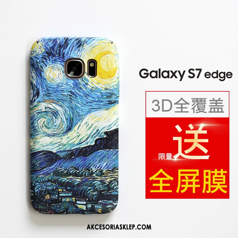 Futerał Samsung Galaxy S7 Edge Niebieski Telefon Komórkowy Filmy Tendencja Kreatywne Pokrowce Tanie