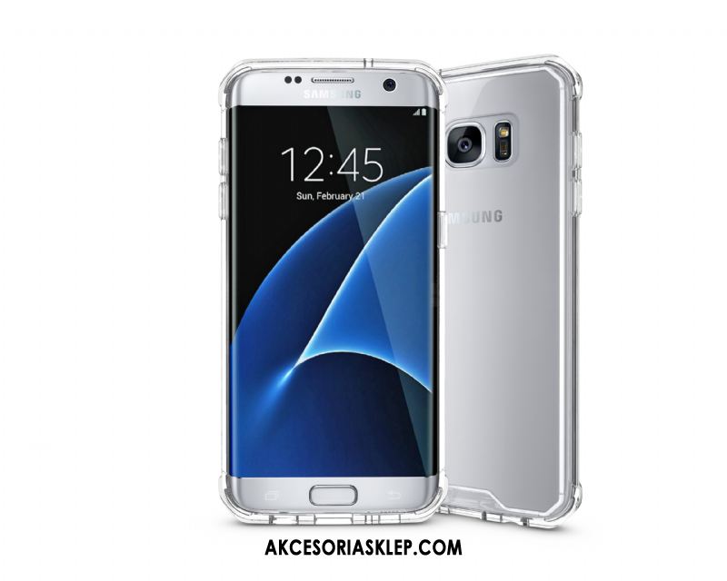 Futerał Samsung Galaxy S7 Edge Ochraniacz Antypoślizgowe Anti-fall Silikonowe Czarny Pokrowce Kupię