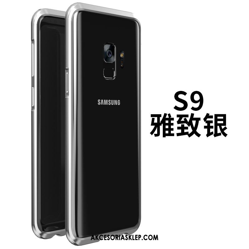 Futerał Samsung Galaxy S9 Czarny Metal Telefon Komórkowy Nubuku Granica Obudowa Sprzedam