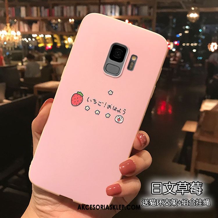 Futerał Samsung Galaxy S9 Gwiazda Silikonowe Proszek Różowe Telefon Komórkowy Pokrowce Dyskont