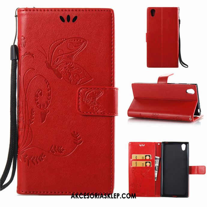 Futerał Sony Xperia L1 Silikonowe Czerwony Miękki Skórzany Futerał Telefon Komórkowy Etui Kupię