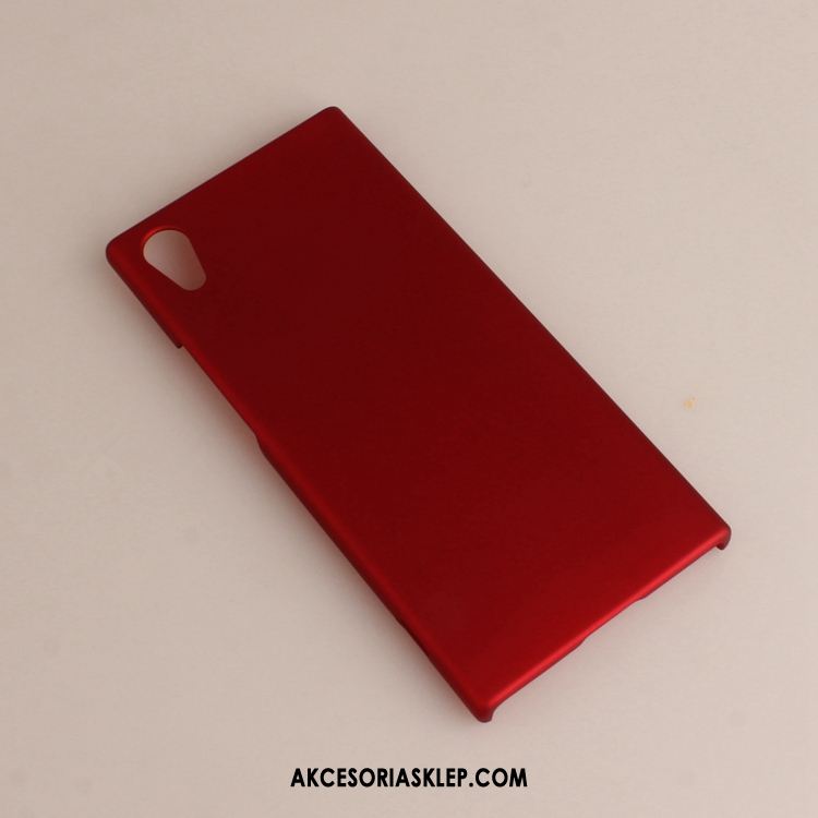 Futerał Sony Xperia Xa1 Czerwony Trudno Proste Nubuku Telefon Komórkowy Obudowa Tanie