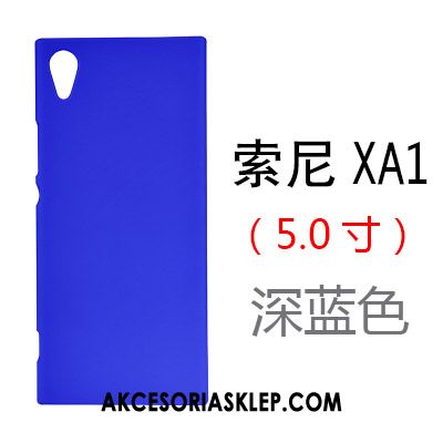 Futerał Sony Xperia Xa1 Niebieski Trudno Telefon Komórkowy Ochraniacz Nubuku Etui Online