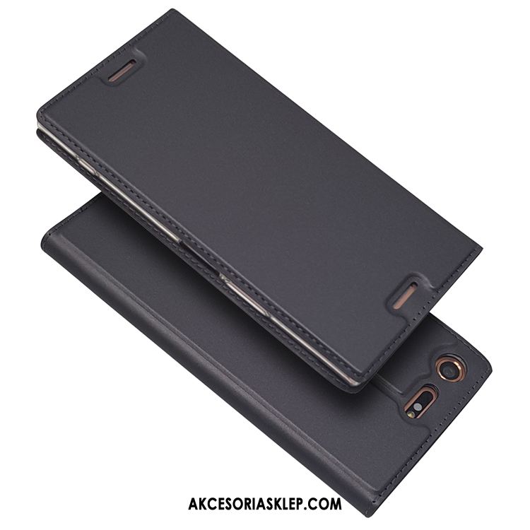 Futerał Sony Xperia Xz1 Compact Czarny Telefon Komórkowy Skórzany Futerał Silikonowe Miękki Etui Sprzedam
