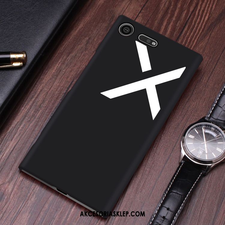Futerał Sony Xperia Xz1 Compact Nubuku Anti-fall Czarny Ochraniacz Telefon Komórkowy Etui Sprzedam