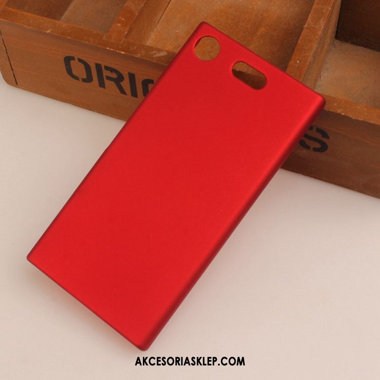 Futerał Sony Xperia Xz1 Compact Telefon Komórkowy Czerwony Ochraniacz Trudno Nubuku Tanie