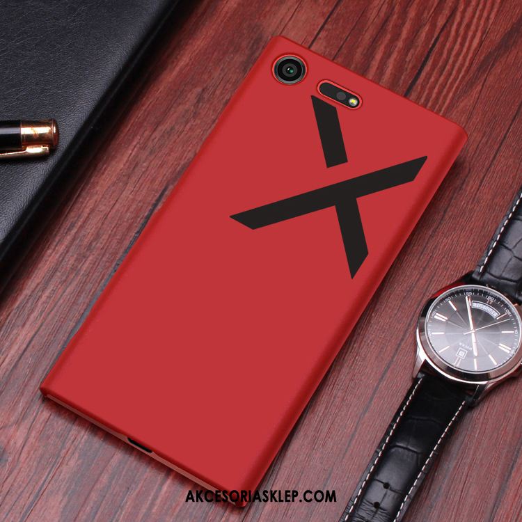 Futerał Sony Xperia Xz1 Ochraniacz Telefon Komórkowy Czerwony Pokrowce Tanie