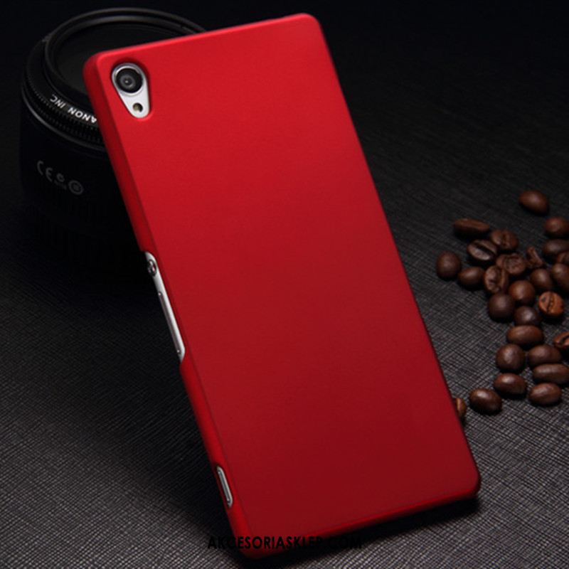 Futerał Sony Xperia Z3+ Telefon Komórkowy Trudno Nubuku Czerwony Ochraniacz Obudowa Na Sprzedaż