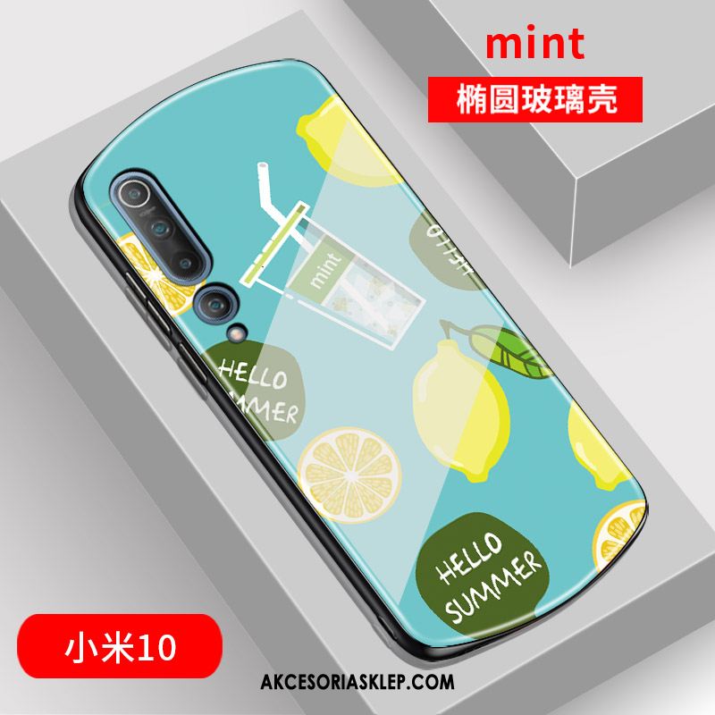 Futerał Xiaomi Mi 10 Lustro Szkło Łuk Moda Mały Etui Tanie