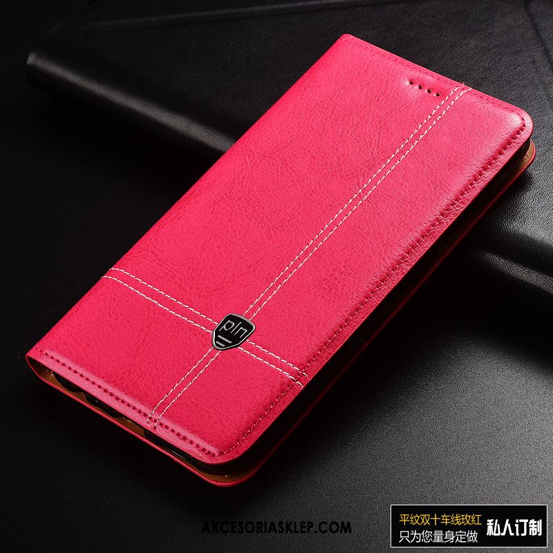 Futerał Xiaomi Mi 10 Pro Prawdziwa Skóra Skórzany Futerał All Inclusive Różowe Biznes Pokrowce Tanie