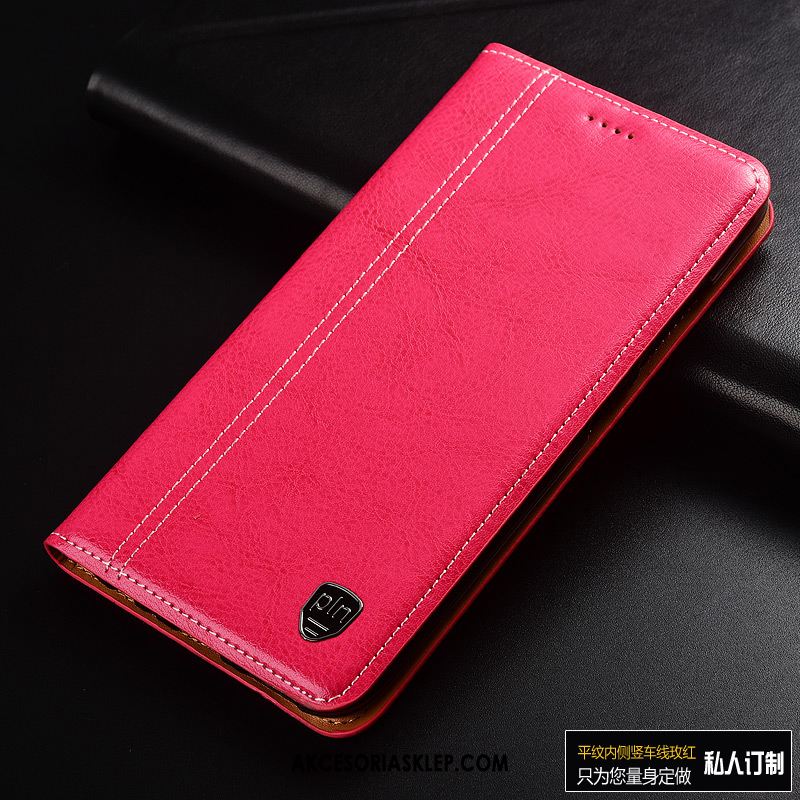 Futerał Xiaomi Mi 10 Pro Prawdziwa Skóra Skórzany Futerał All Inclusive Różowe Biznes Pokrowce Tanie