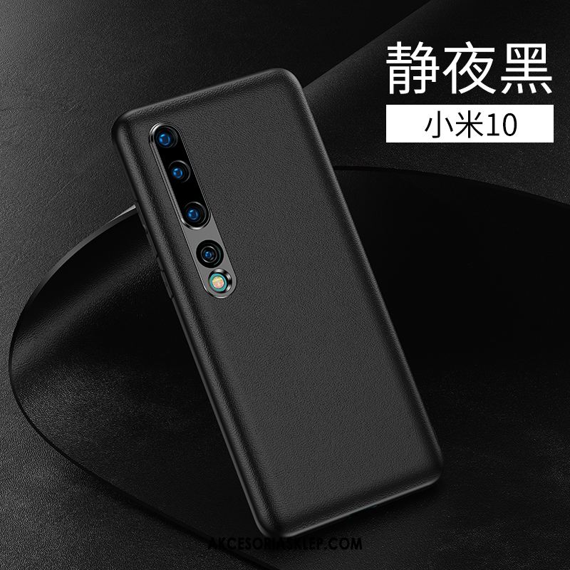Futerał Xiaomi Mi 10 Skóra Cienkie Telefon Komórkowy Ochraniacz Anti-fall Obudowa Dyskont