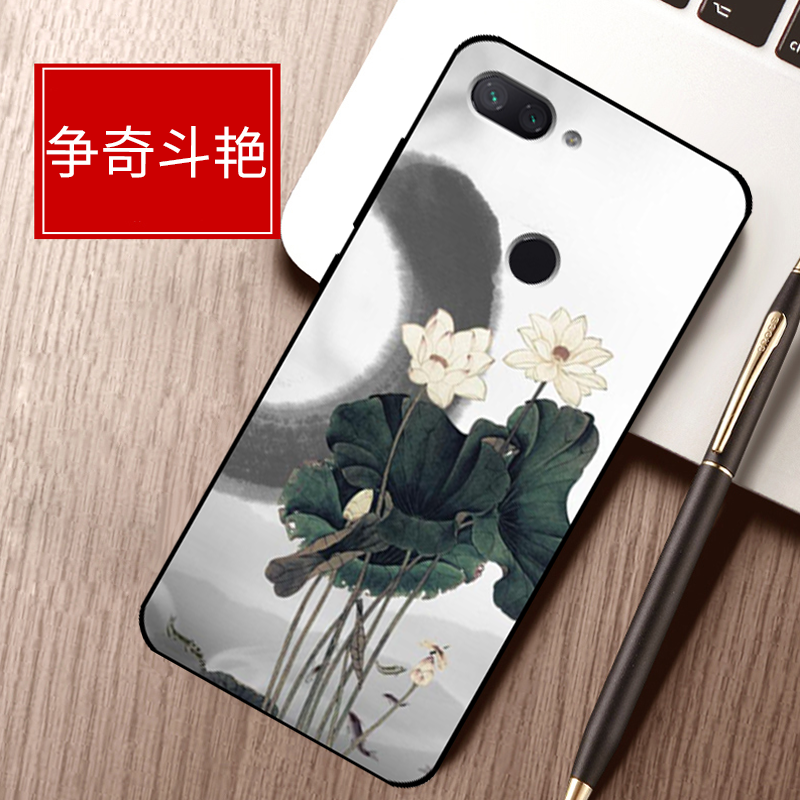 Futerał Xiaomi Mi 8 Lite Biały Mały Tendencja Ochraniacz Młodzież Etui Sklep