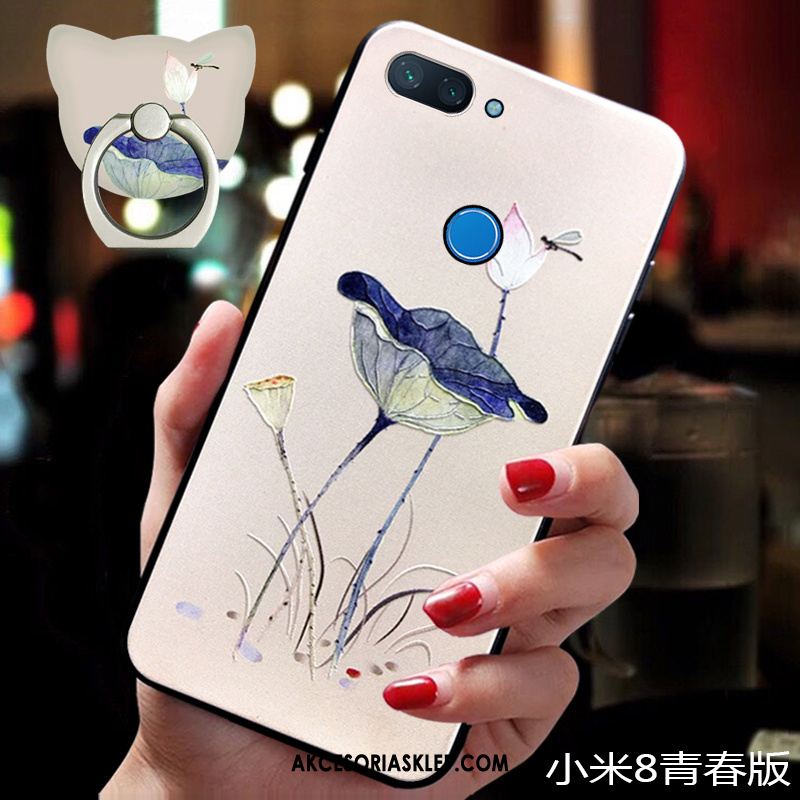 Futerał Xiaomi Mi 8 Lite Niebieski Chiński Styl Osobowość Młodzież Kreatywne Pokrowce Sprzedam