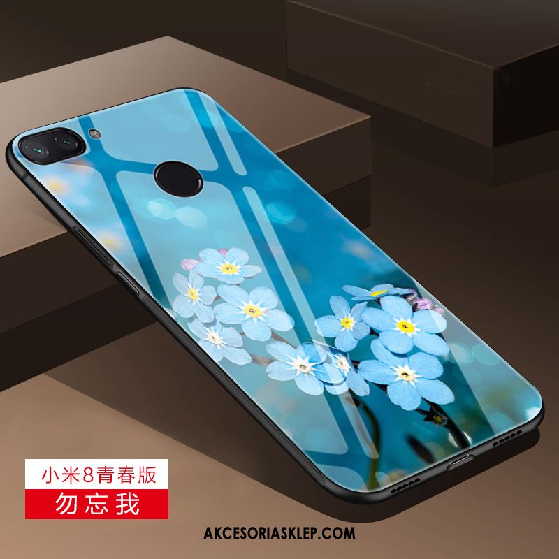 Futerał Xiaomi Mi 8 Lite Niebieski Kreatywne Anti-fall Młodzież Telefon Komórkowy Obudowa Online