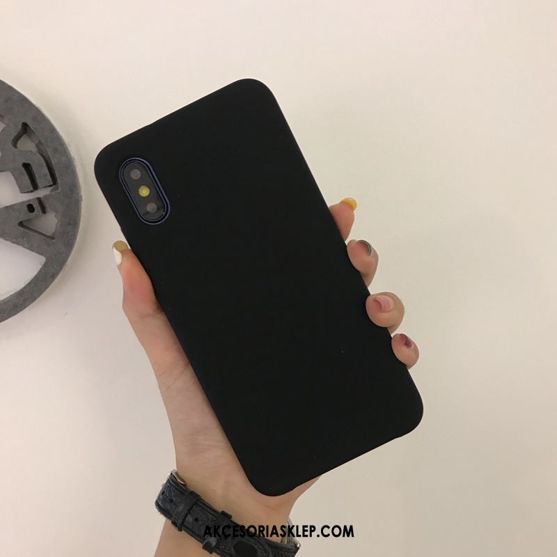 Futerał Xiaomi Mi 8 Pro Biały Młodzież Nubuku Ochraniacz Jednolity Kolor Obudowa Tanie