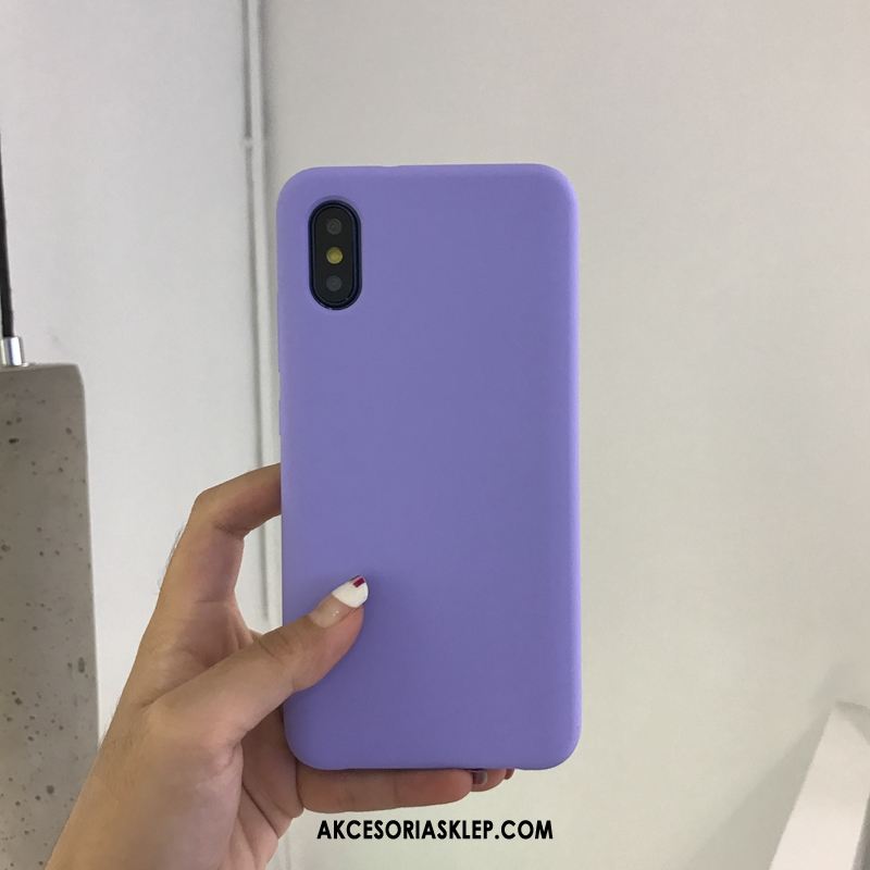 Futerał Xiaomi Mi 8 Pro Biały Młodzież Nubuku Ochraniacz Jednolity Kolor Obudowa Tanie