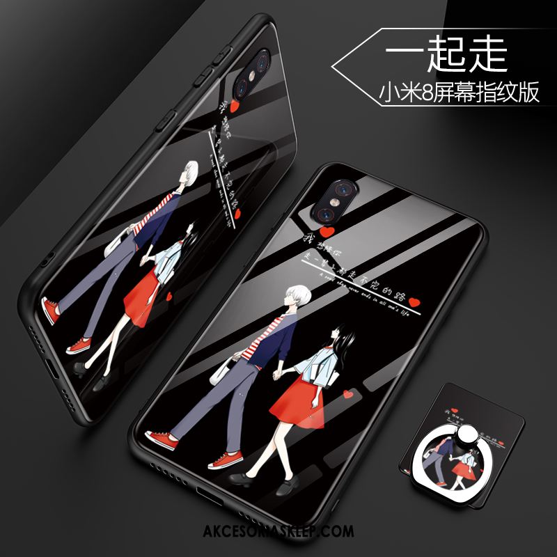 Futerał Xiaomi Mi 8 Pro Miękki Czerwony Netto Wzór Osobowość Kreatywne Obudowa Sprzedam
