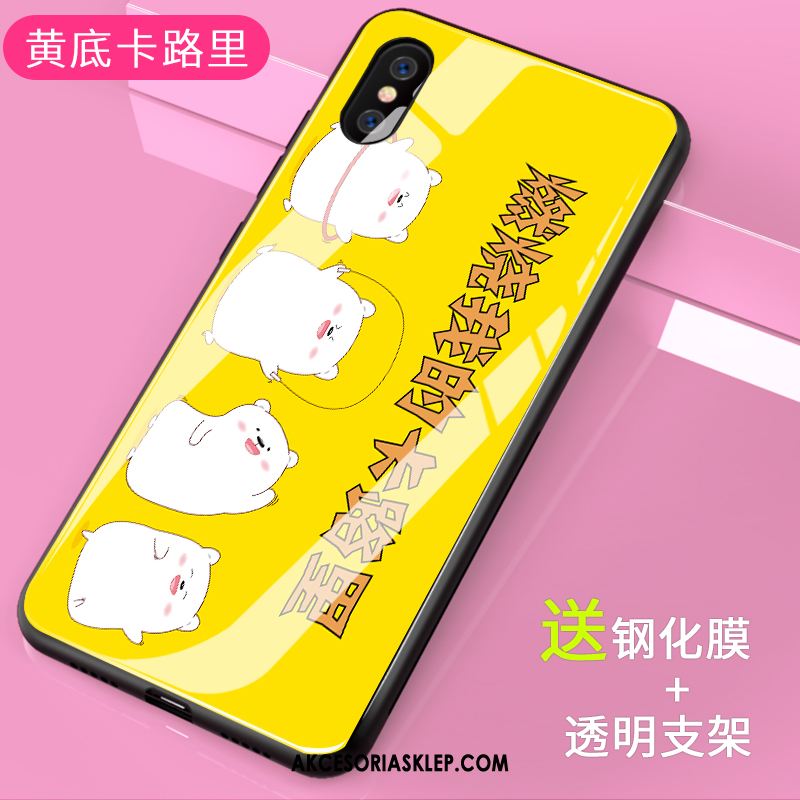 Futerał Xiaomi Mi 8 Pro Tendencja Ochraniacz Żółty Szkło Osobowość Obudowa Tanie