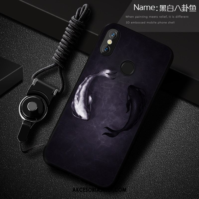 Futerał Xiaomi Mi 8 Se Anti-fall Osobowość Czarny Telefon Komórkowy Tendencja Obudowa Sklep