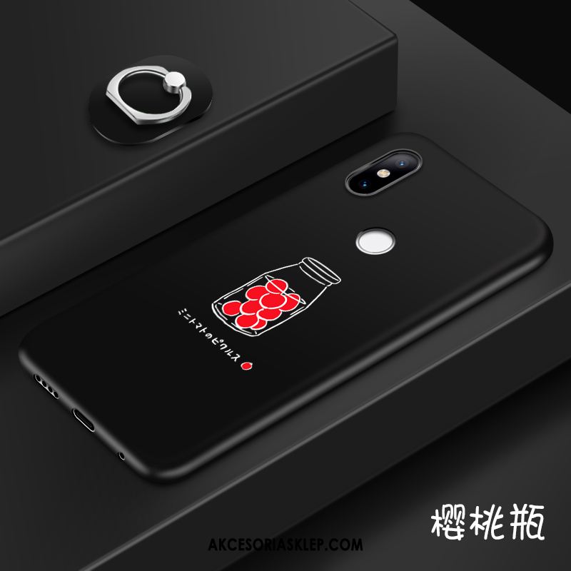 Futerał Xiaomi Mi 8 Se Czarny Telefon Komórkowy Kreatywne Miękki Ring Pokrowce Online