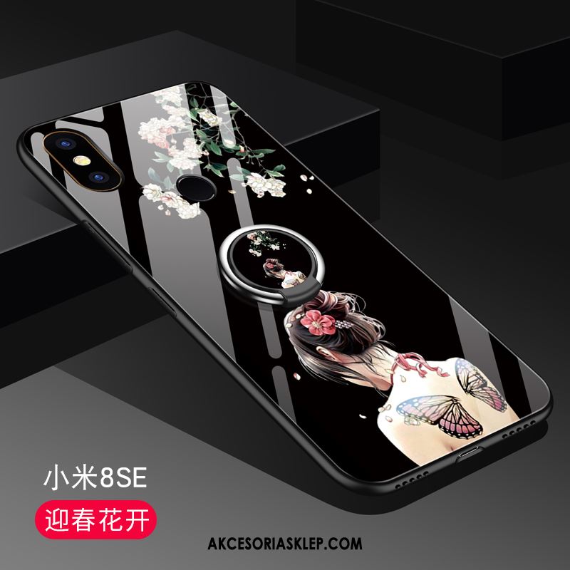 Futerał Xiaomi Mi 8 Se Szkło Hartowane Czerwony Netto Anti-fall Ochraniacz Telefon Komórkowy Obudowa Tanie