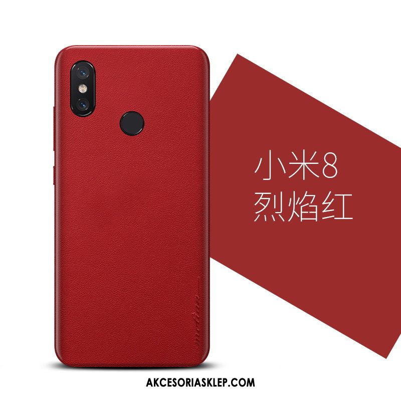 Futerał Xiaomi Mi 8 Żółty Czerwony Netto Mały Ochraniacz Anti-fall Online