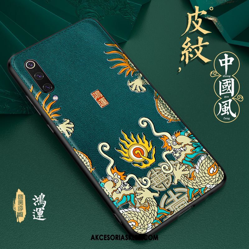 Futerał Xiaomi Mi 9 Lite Osobowość Skóra Wzór Chiński Styl Telefon Komórkowy Obudowa Tanie