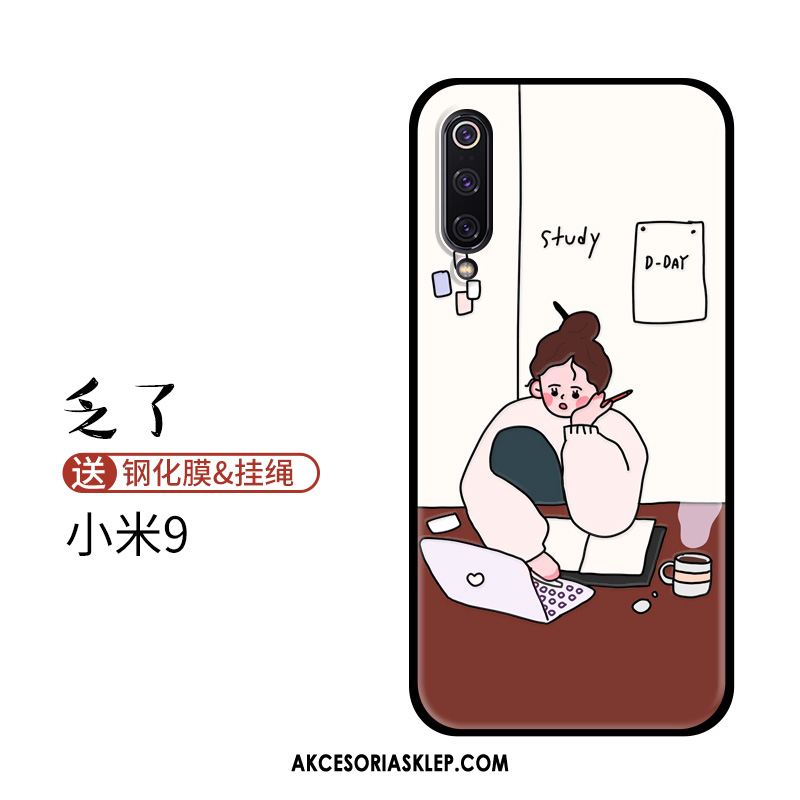 Futerał Xiaomi Mi 9 Młodzież Anti-fall Kreskówka Biały Telefon Komórkowy Pokrowce Sklep