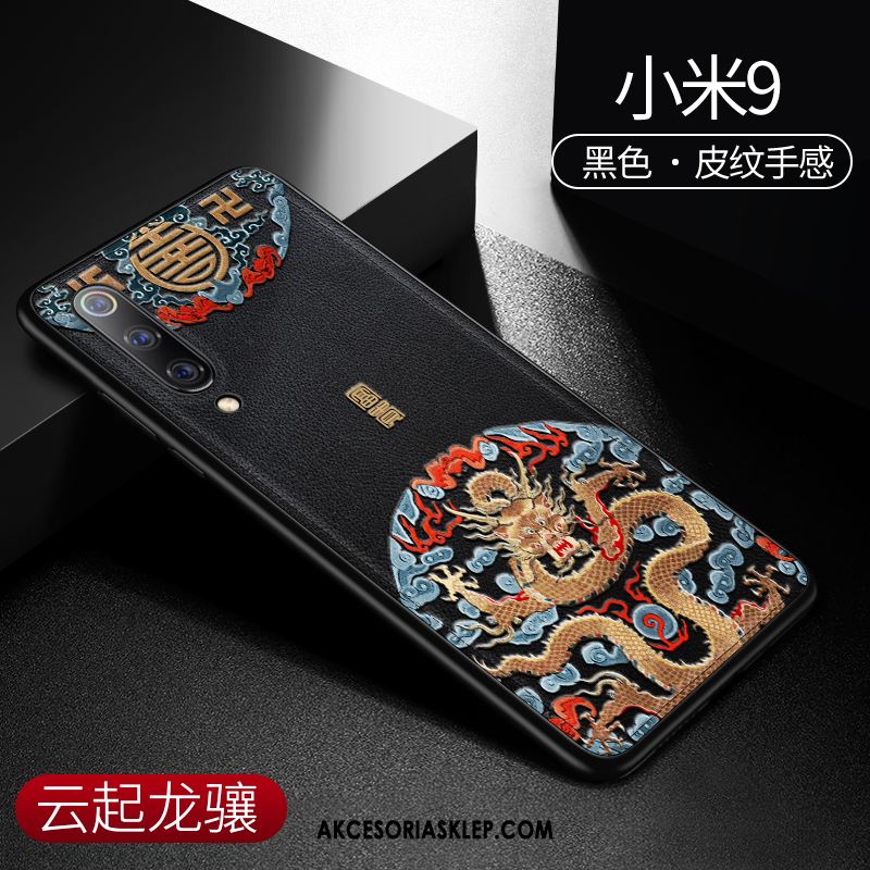 Futerał Xiaomi Mi 9 Przezroczysty Chiński Styl Cienkie Skóra Wzór Pokrowce Na Sprzedaż