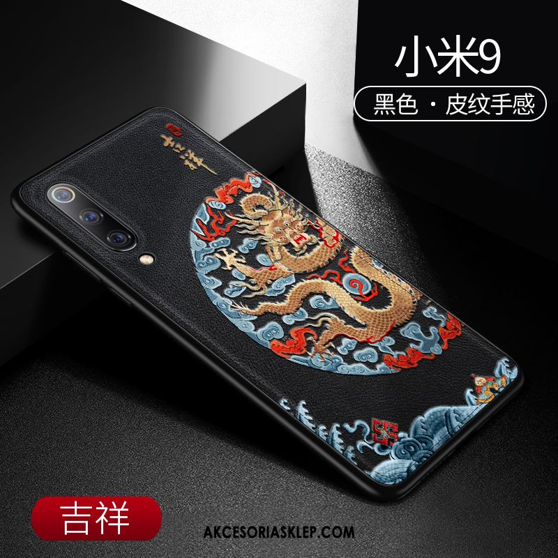 Futerał Xiaomi Mi 9 Przezroczysty Chiński Styl Cienkie Skóra Wzór Pokrowce Na Sprzedaż