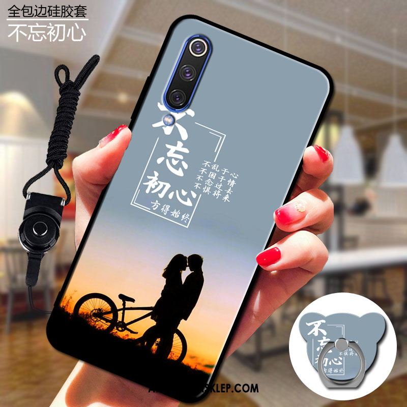 Futerał Xiaomi Mi 9 Se Telefon Komórkowy Mały Miękki Szary Ring Obudowa Sklep