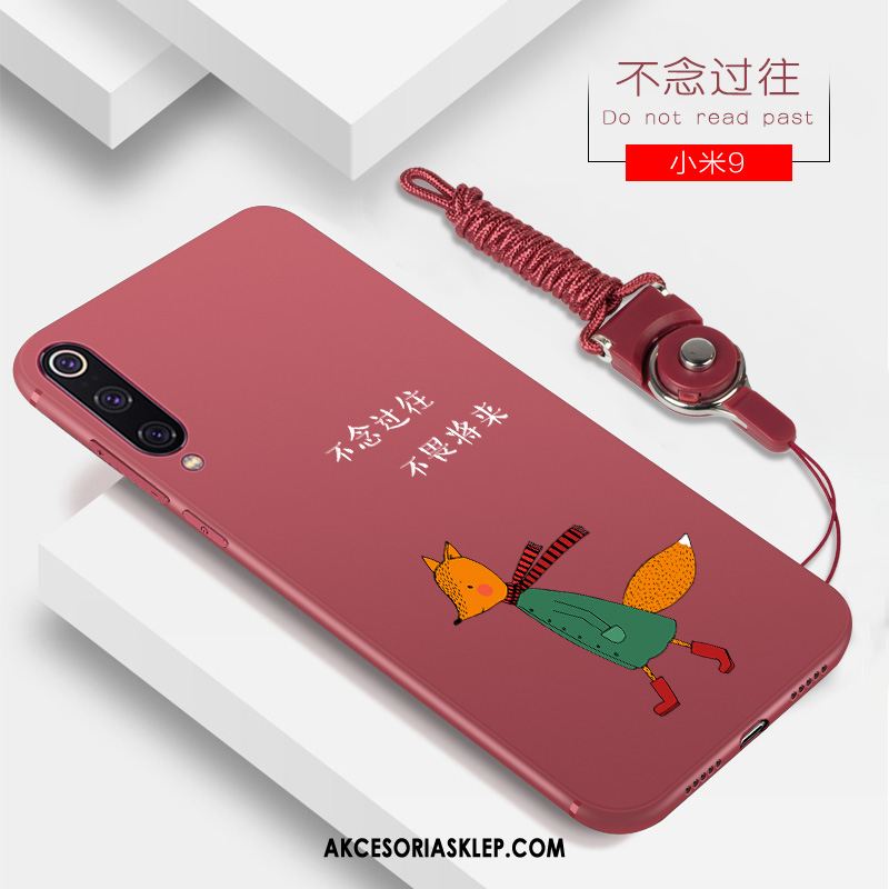 Futerał Xiaomi Mi 9 Silikonowe Ochraniacz Czerwony Anti-fall Miękki Obudowa Na Sprzedaż