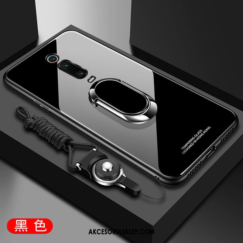 Futerał Xiaomi Mi 9t Czarny Czerwony Anti-fall Telefon Komórkowy Nubuku Tanie