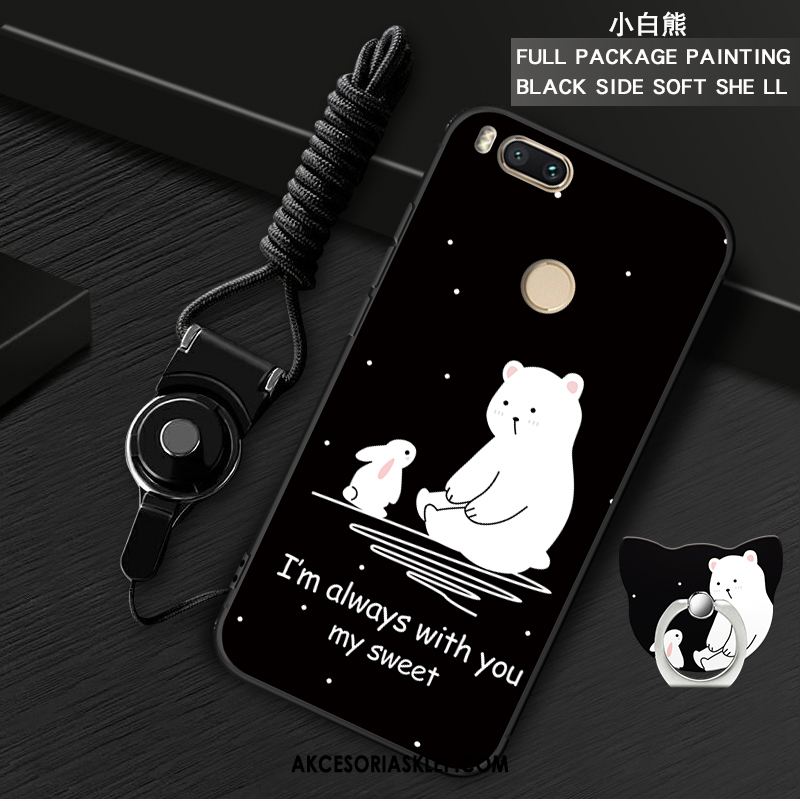 Futerał Xiaomi Mi A1 Biały Telefon Komórkowy Anti-fall All Inclusive Wiszące Ozdoby Etui Sklep