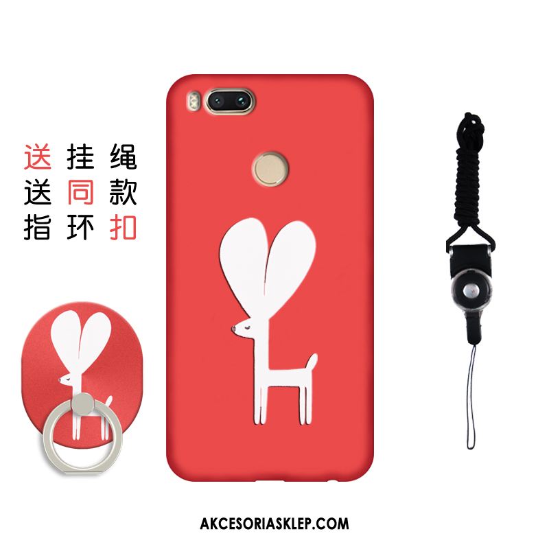 Futerał Xiaomi Mi A1 Miękki Czerwony Silikonowe Kreatywne Psy Pokrowce Online