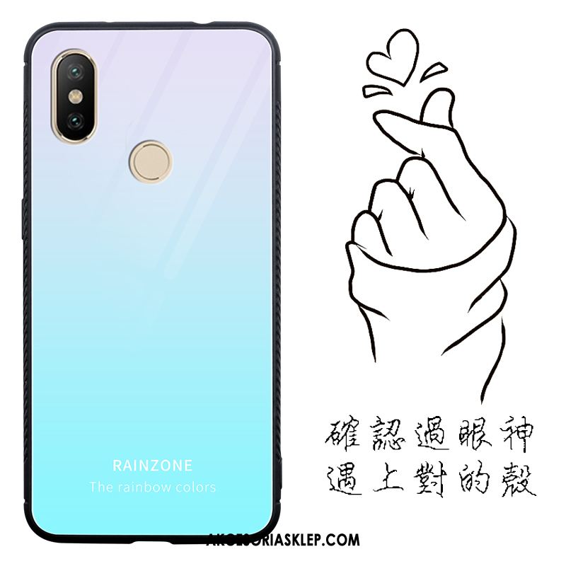 Futerał Xiaomi Mi A2 Kreatywne Mały Telefon Komórkowy Trudno Niebieski Obudowa Tanie