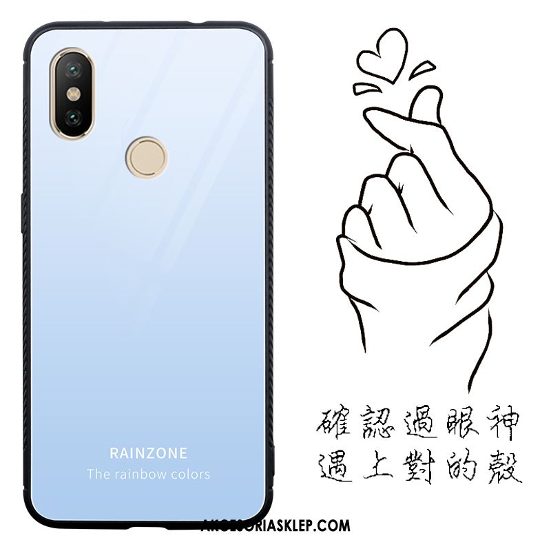 Futerał Xiaomi Mi A2 Kreatywne Mały Telefon Komórkowy Trudno Niebieski Obudowa Tanie
