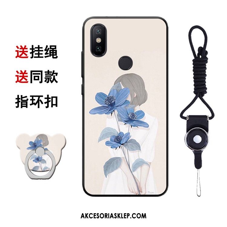 Futerał Xiaomi Mi A2 Miękki Wiszące Ozdoby Niebieski Telefon Komórkowy Zakochani Pokrowce Sklep
