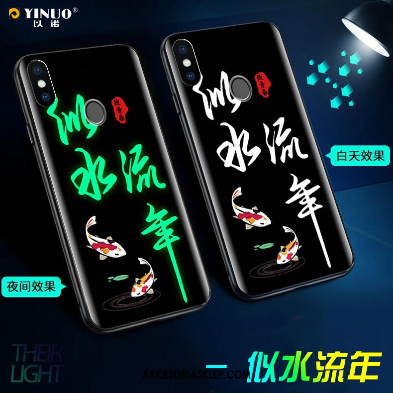 Futerał Xiaomi Mi A2 Świecące Wiszące Ozdoby Szkło Wisząca Szyja Niebieski Pokrowce Online