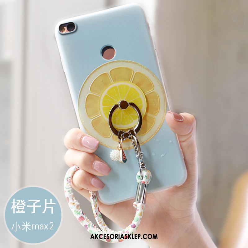 Futerał Xiaomi Mi Max 2 Miękki Relief Anti-fall Silikonowe Różowe Etui Sklep