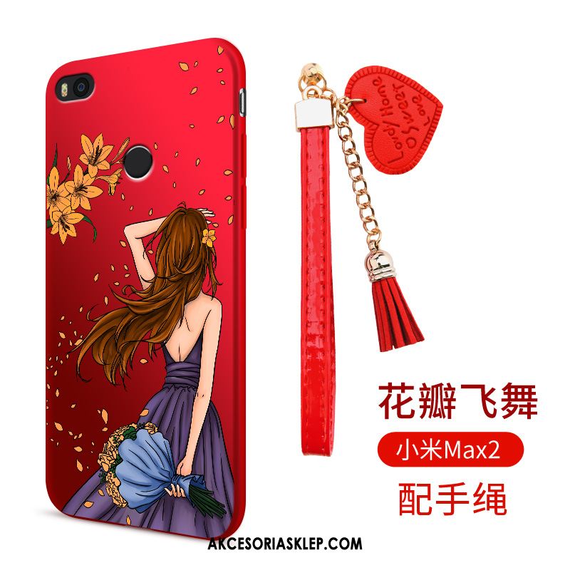 Futerał Xiaomi Mi Max 2 Telefon Komórkowy Czerwony Silikonowe Mały Ochraniacz Obudowa Sklep