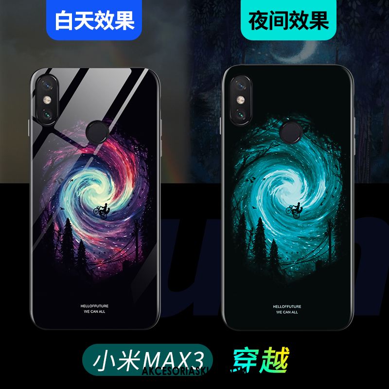 Futerał Xiaomi Mi Max 3 Telefon Komórkowy Czarny Kreatywne Tendencja Tylna Pokrywa Etui Na Sprzedaż