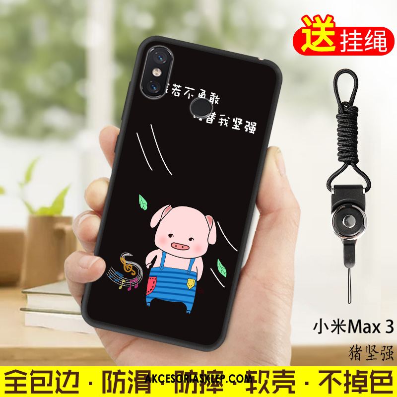 Futerał Xiaomi Mi Max 3 Zielony Ochraniacz Wiszące Ozdoby Telefon Komórkowy Anti-fall Etui Tanie